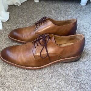 “Joseph Abboud”- Brown Leather Oxfords-Men’s size 9.5